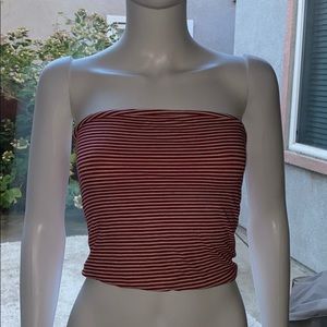 striped tube top from brandy melville